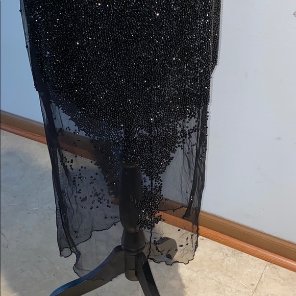 Beaded Sheer Dress - Picture 7 of 14